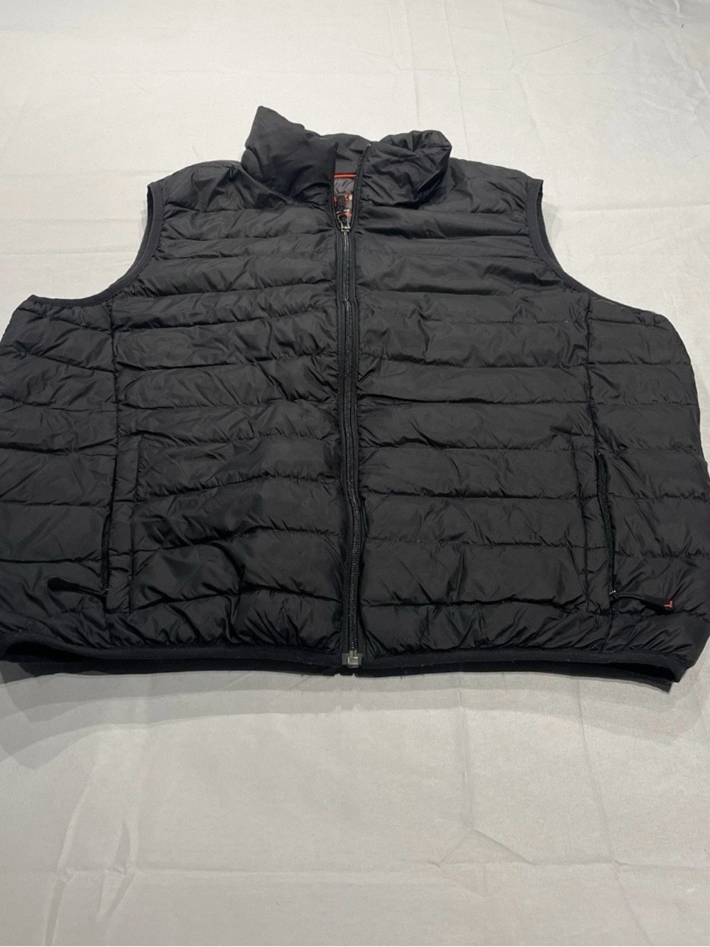 Hawke & Co Sport Mens Black Down Puffer Vest Size Large Full Zip Performance